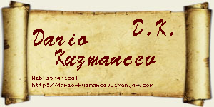 Dario Kuzmančev vizit kartica
